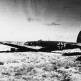 Сбитый в Заполярье немецкий бомбардировщик «Хейнкель» He. 111 Фото