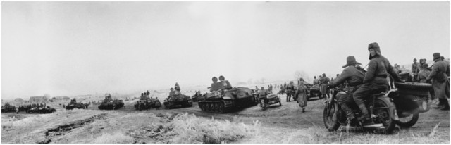 Советская механизированная часть во время наступления под Сталинградом [1]