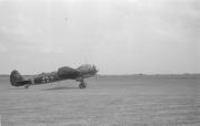 Немецкий бомбардировщик Ю-88 на аэродроме Проверен под Кенигсбергом
