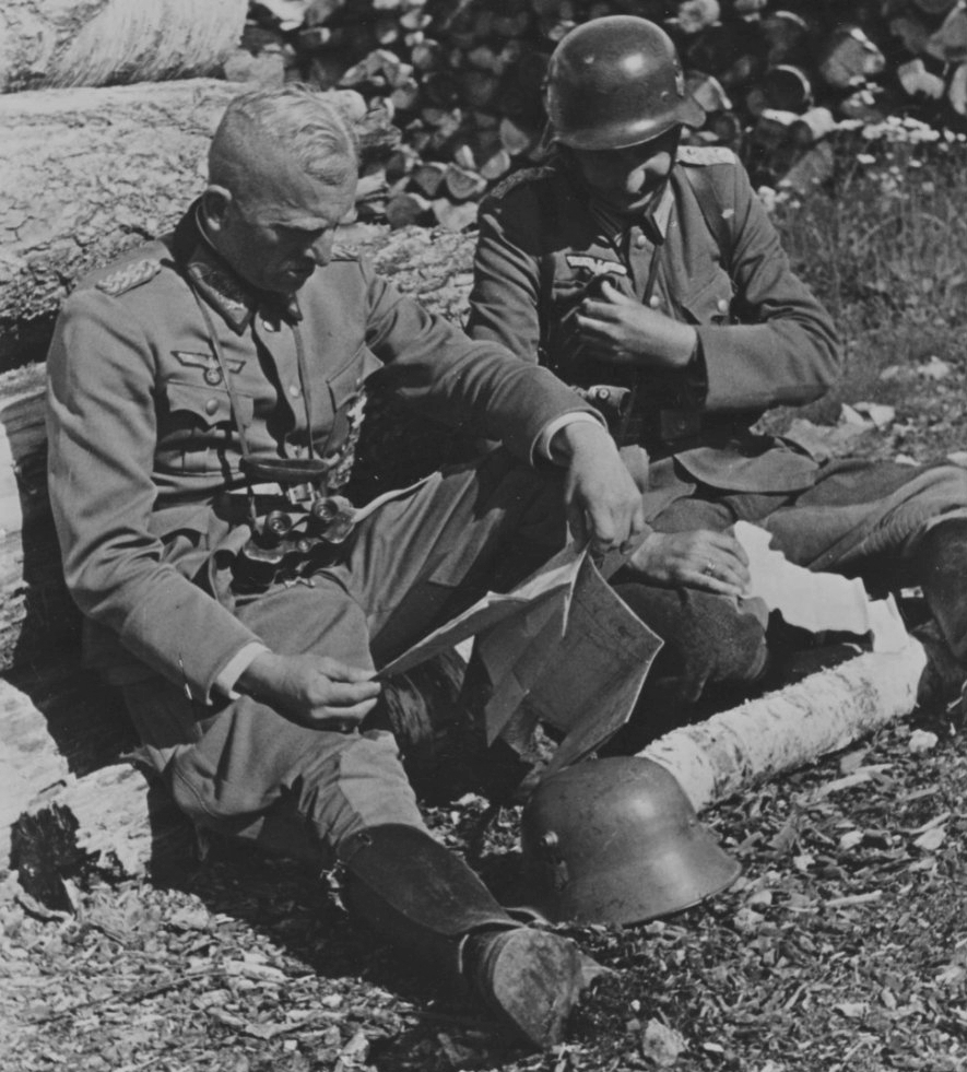 Солдаты вермахта на Восточном фронте 1944 год