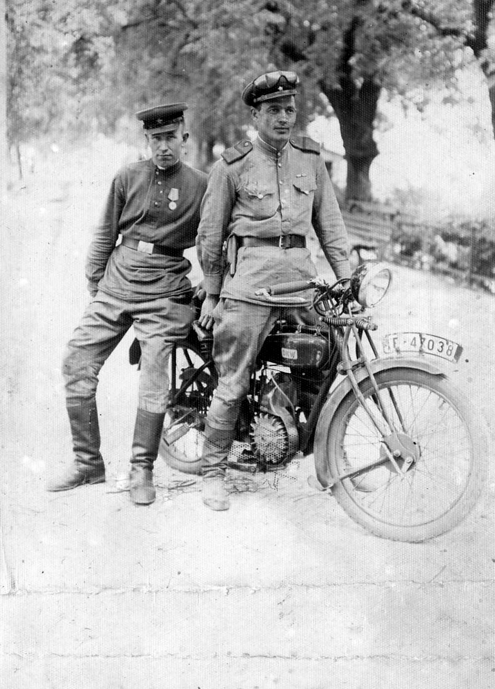 Мотоциклы РККА второй мировой войны