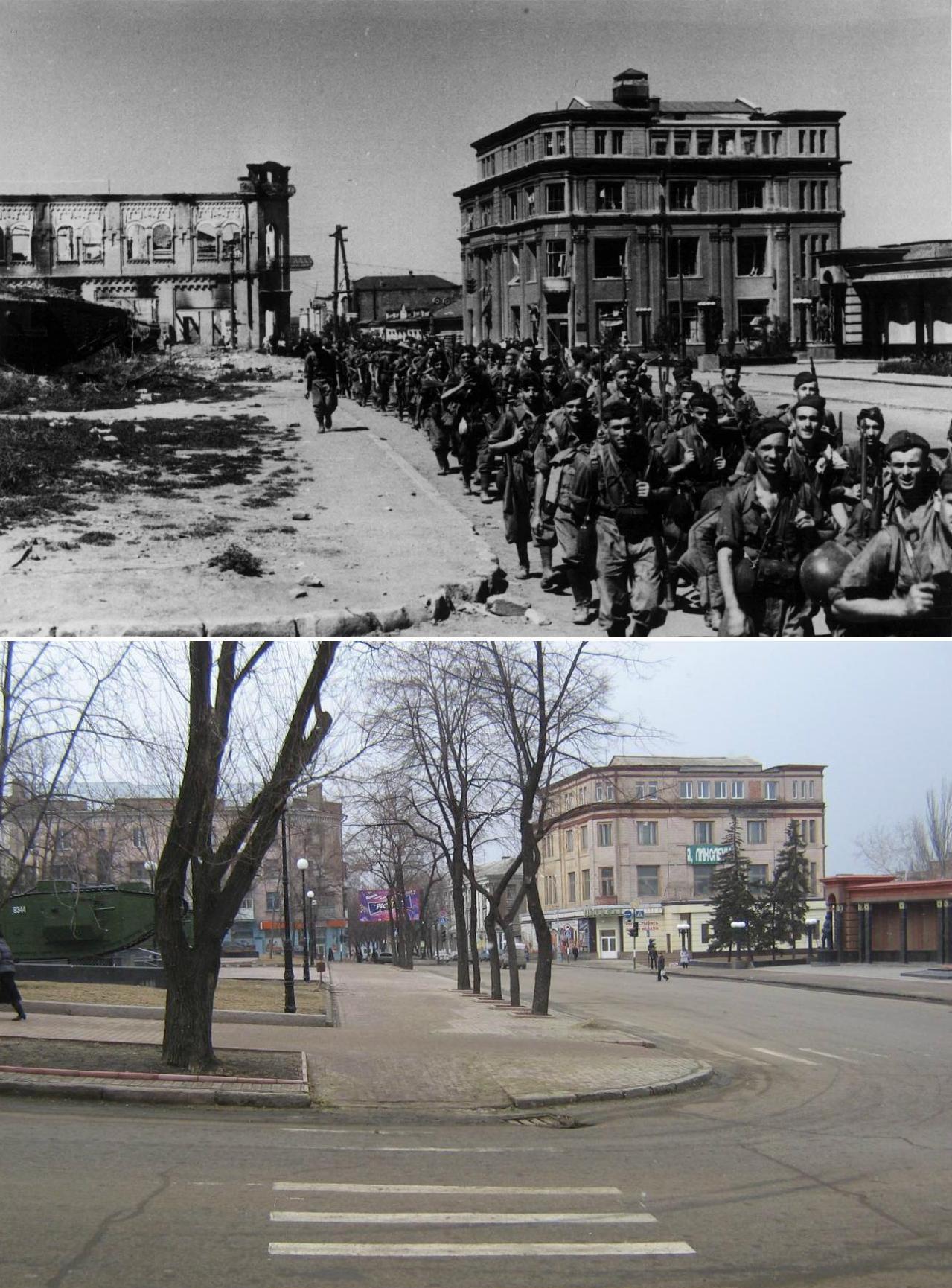 Луганск фото города до войны и после