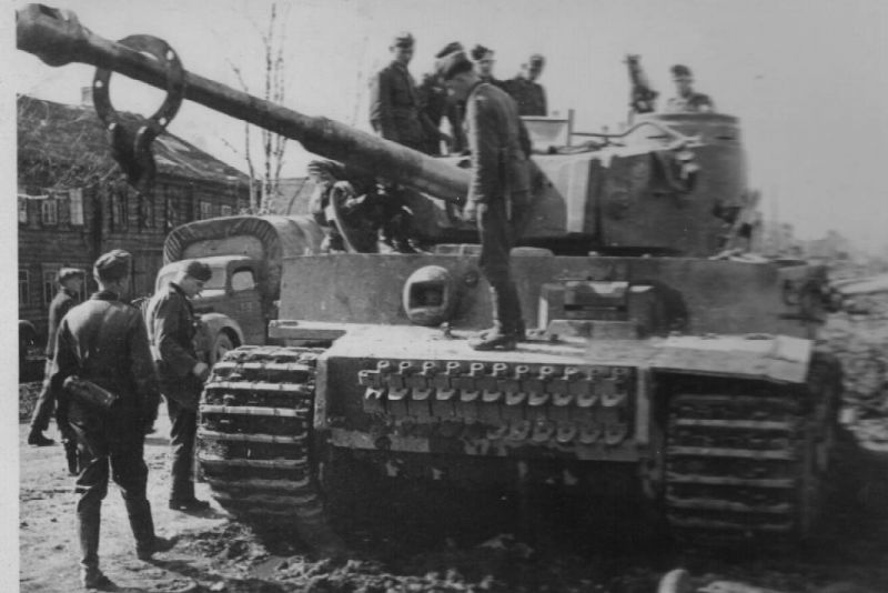 Танк Тигр перед первым боем 2 военное фото