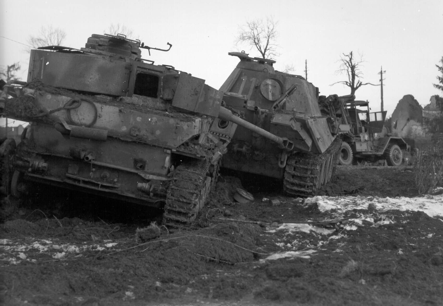Подбитые танки второй мировой войны