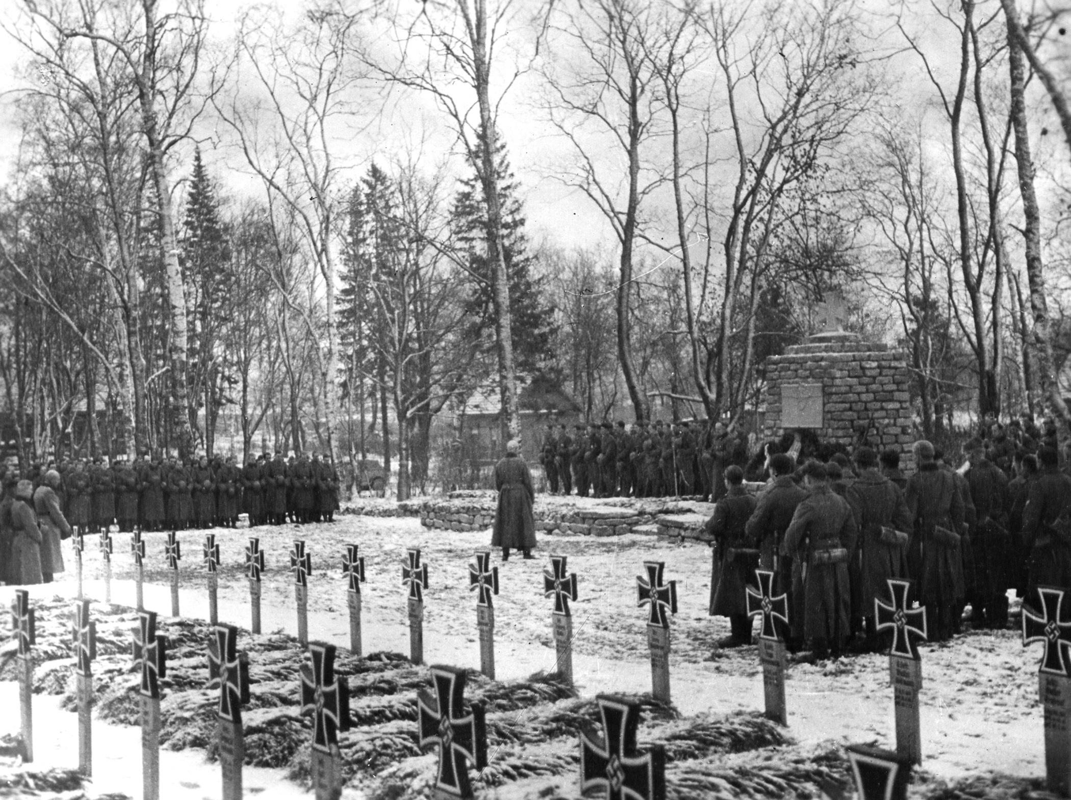 Немецкое кладбище в Германии 1943