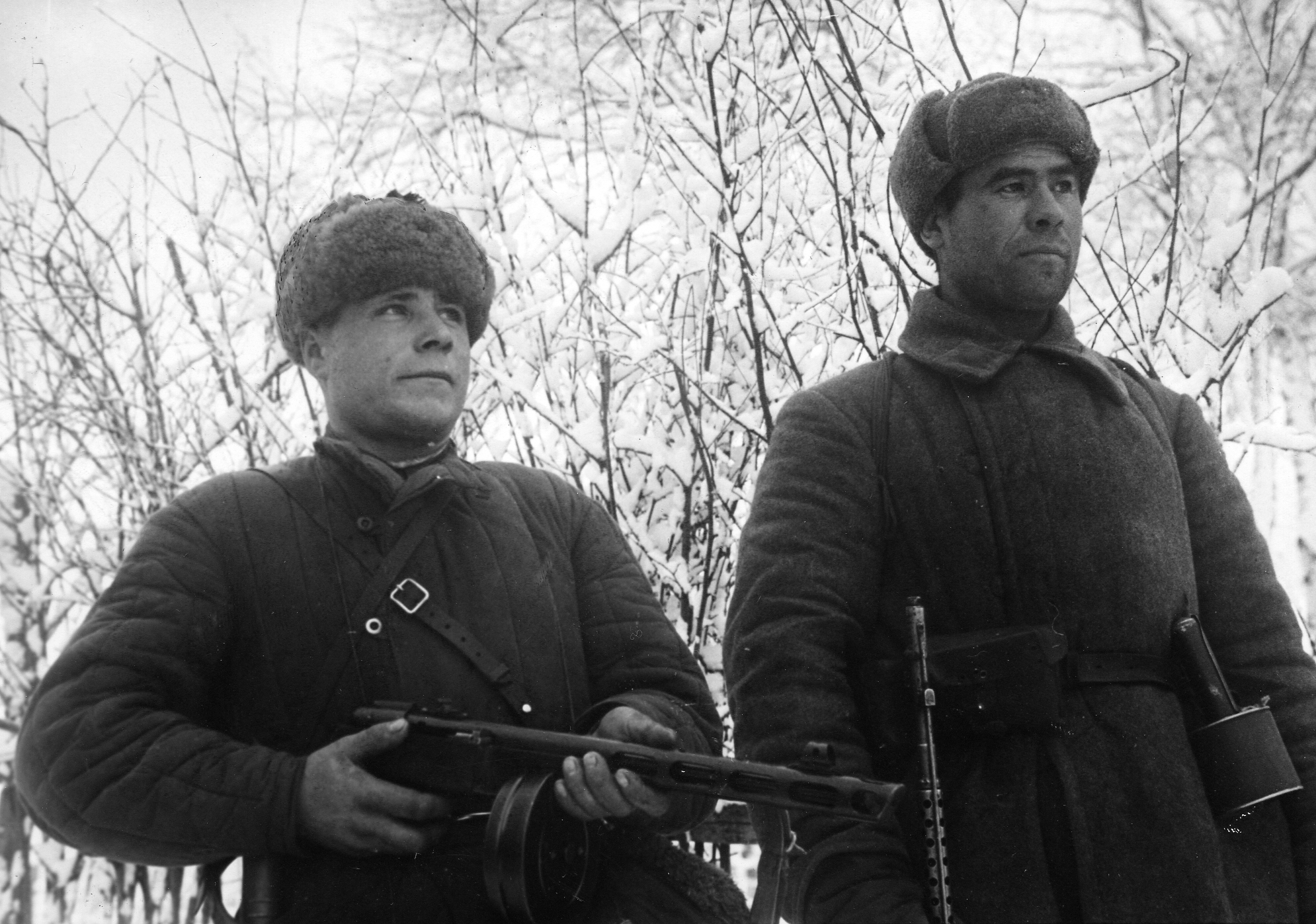 Солдат в шинели РККА 1942