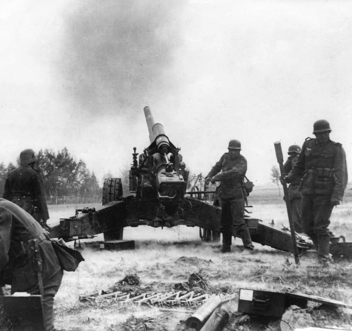15 Cm SFH 18 артиллерия Германии периода второй мировой войны