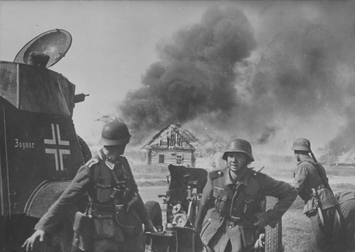Германия и солдаты 1941 в бою