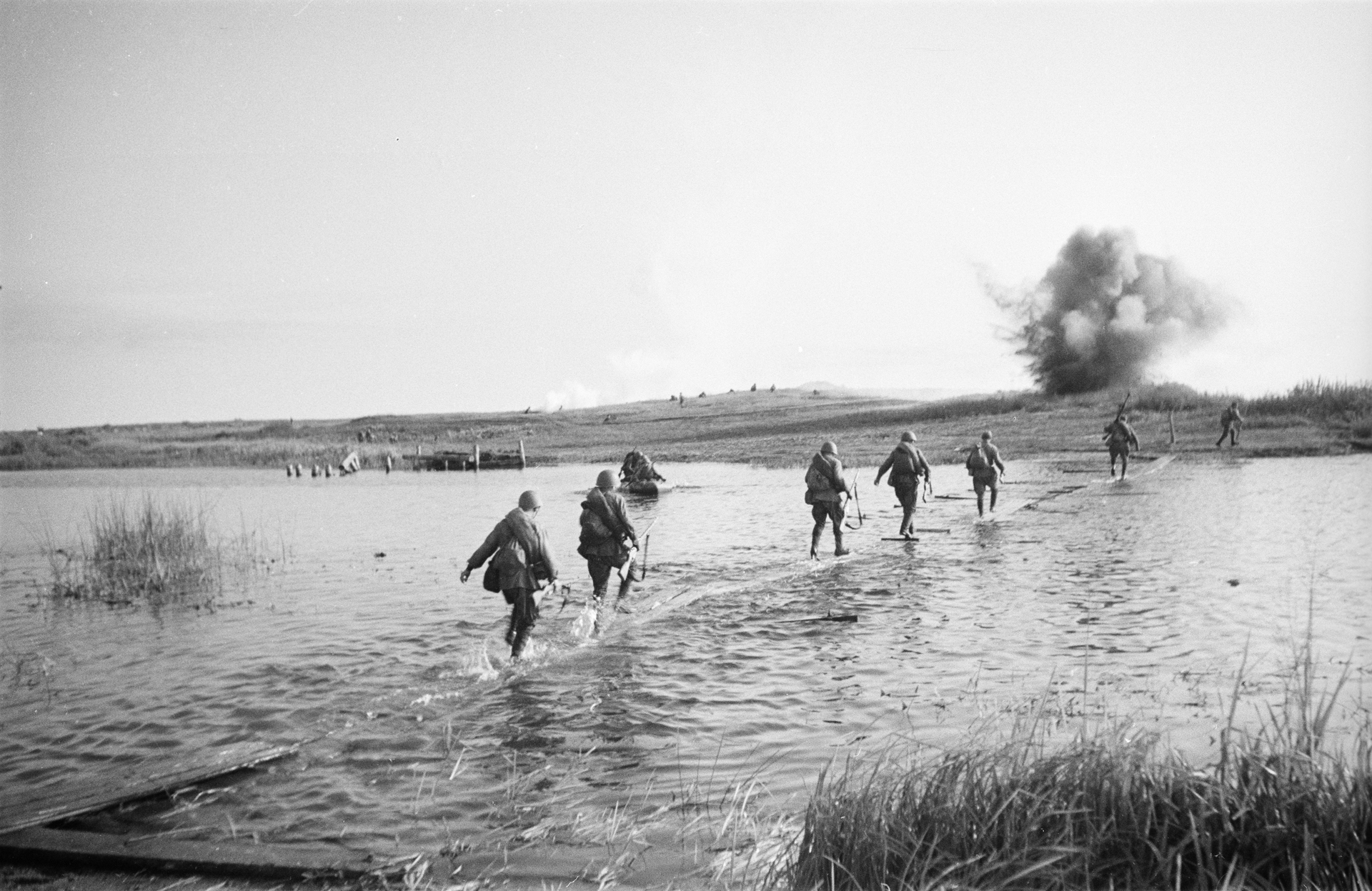 Форсирование реки Вента 1944