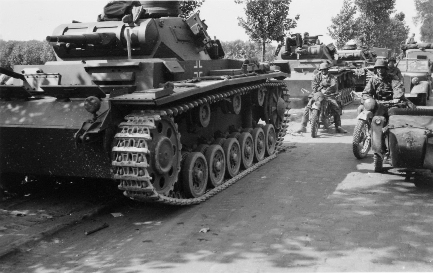 Немецкие танки во Франции 1940