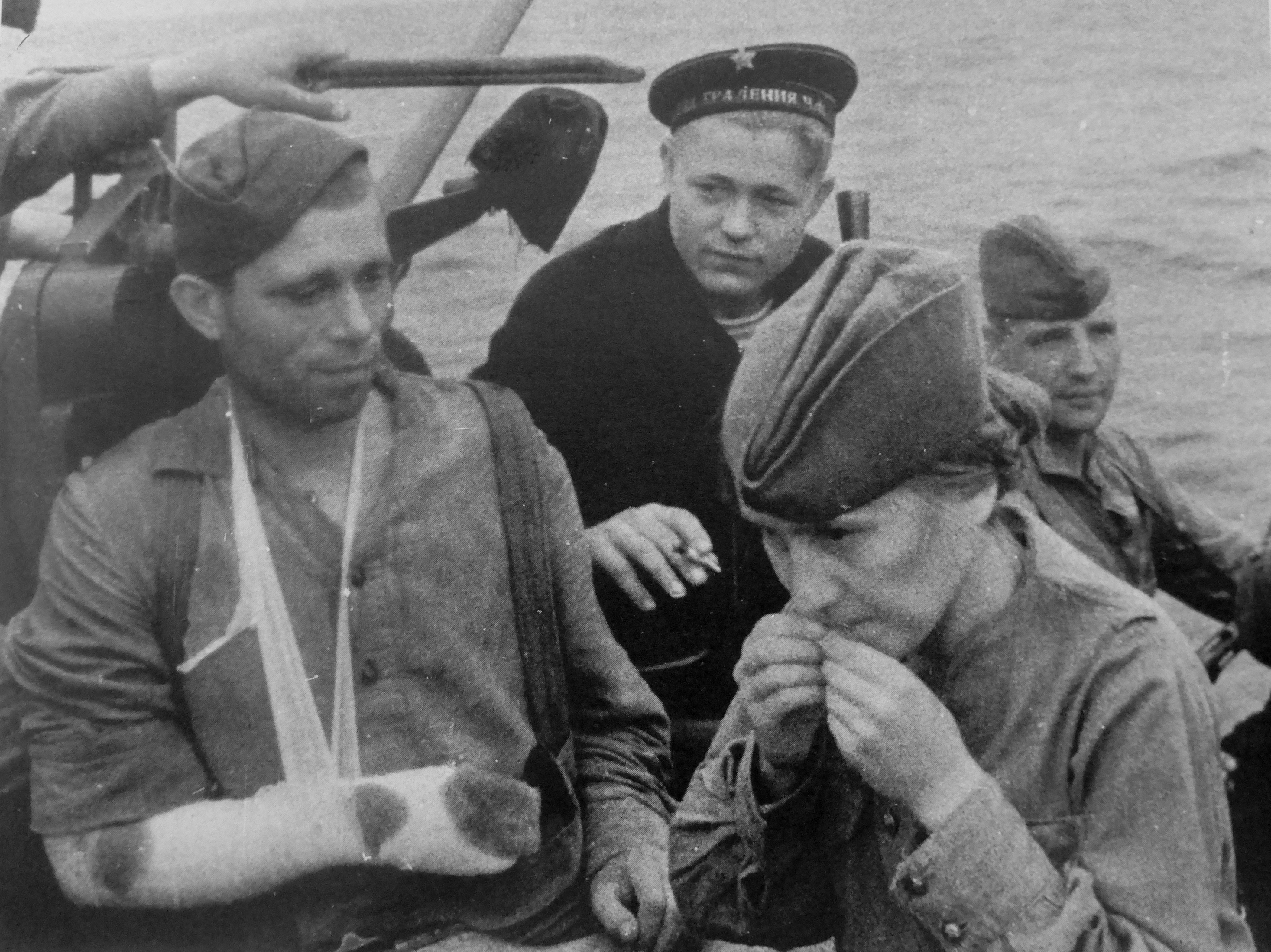 Советские военнопленные моряки