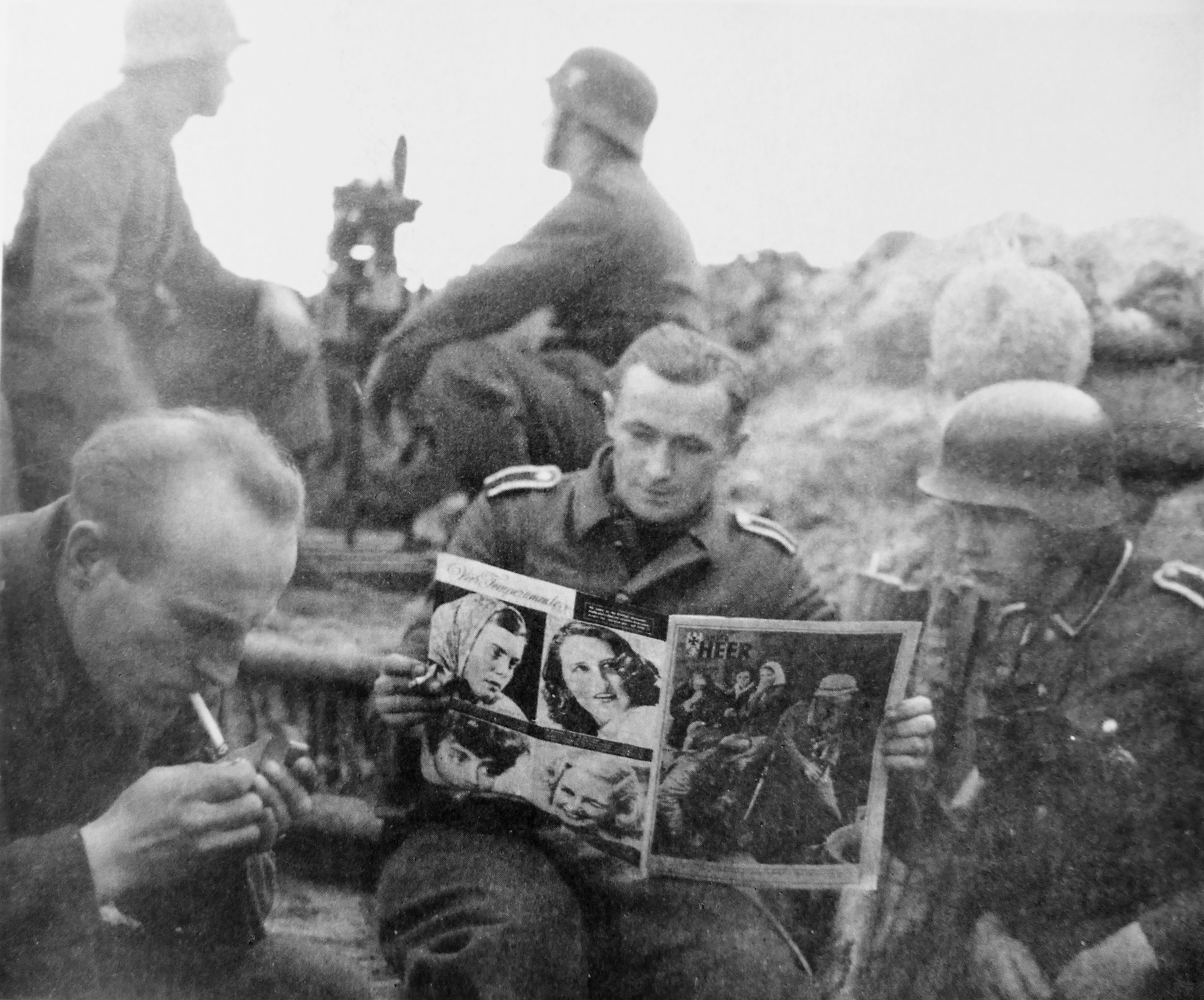Немецкие солдаты на фронте