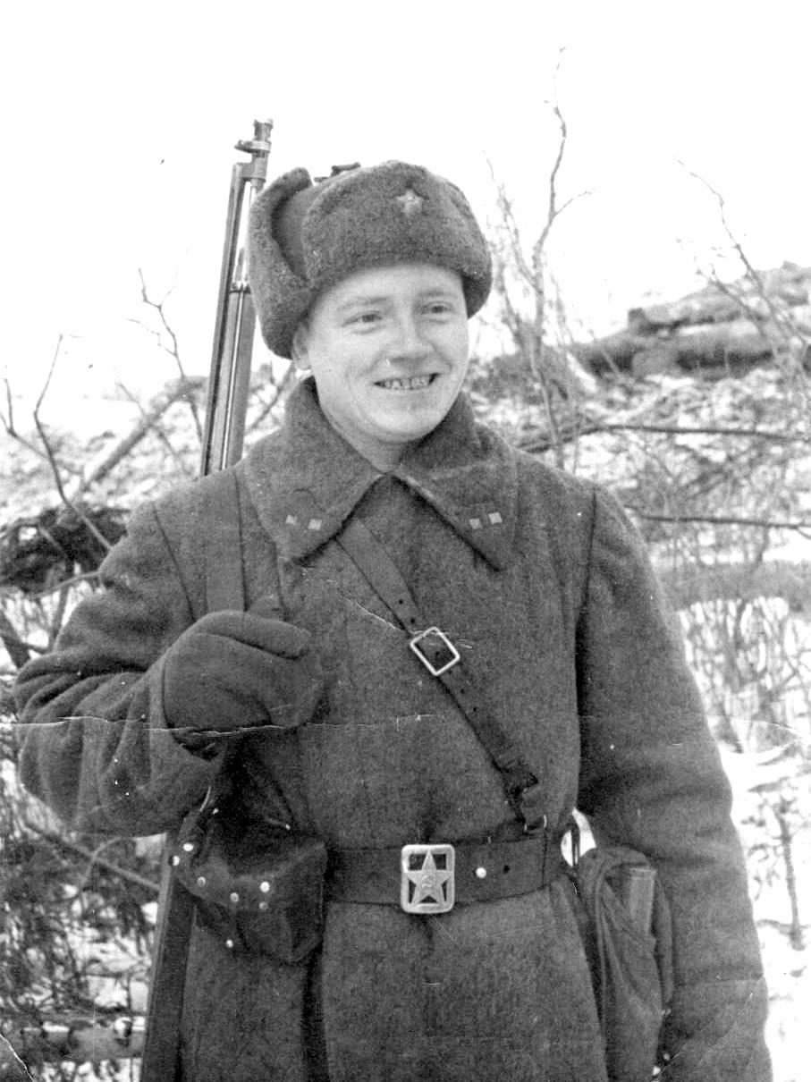 Солдат РККА 1941 В шинели