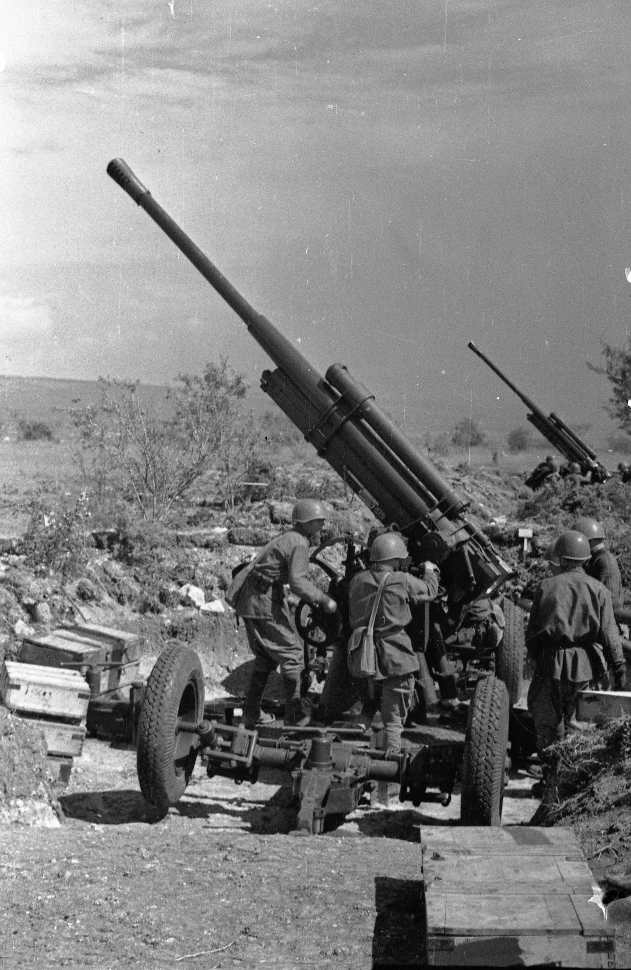 Зенитная батарея Великая Отечественная война