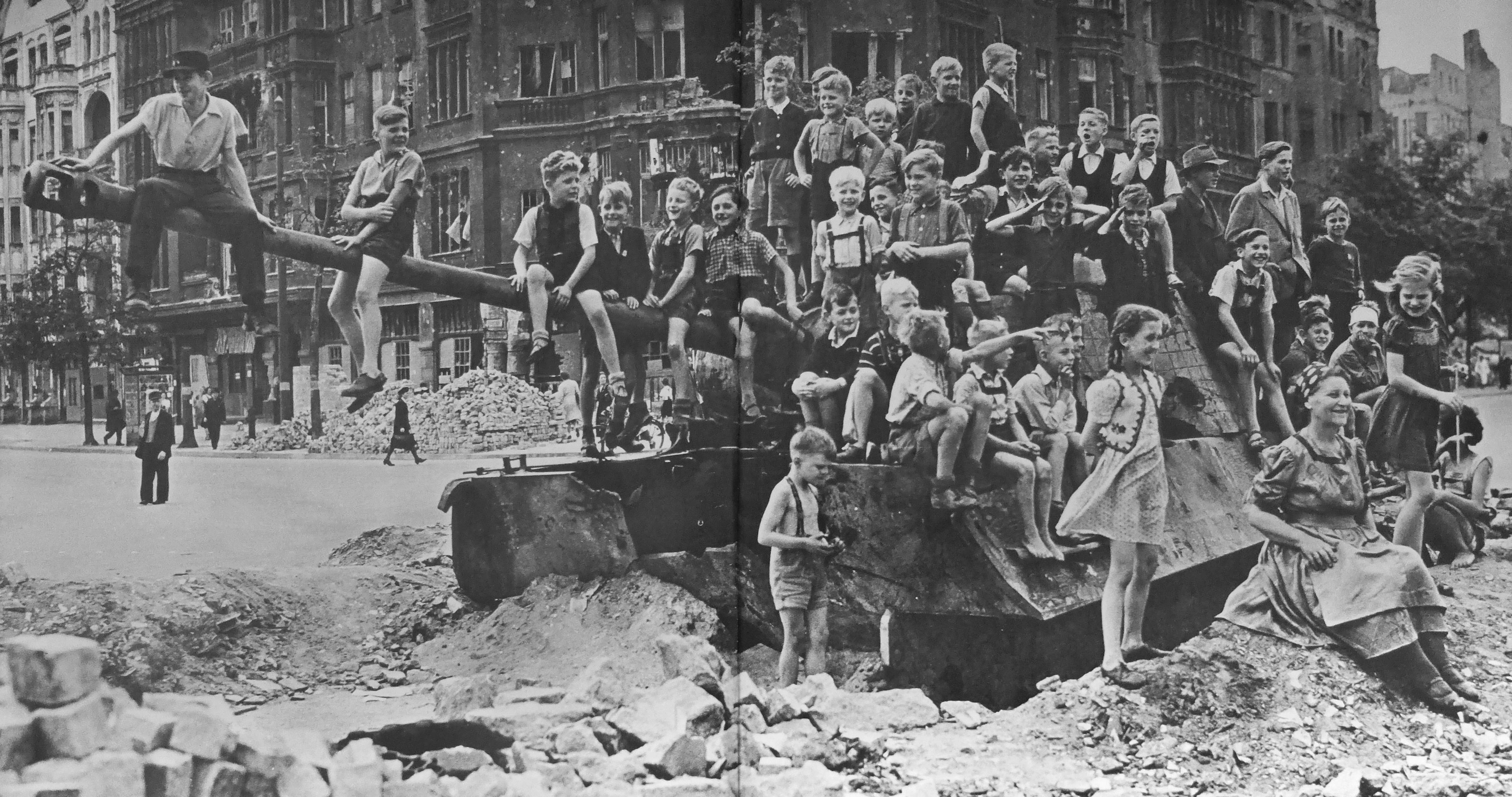 Полевые кухни в Берлине 1945г