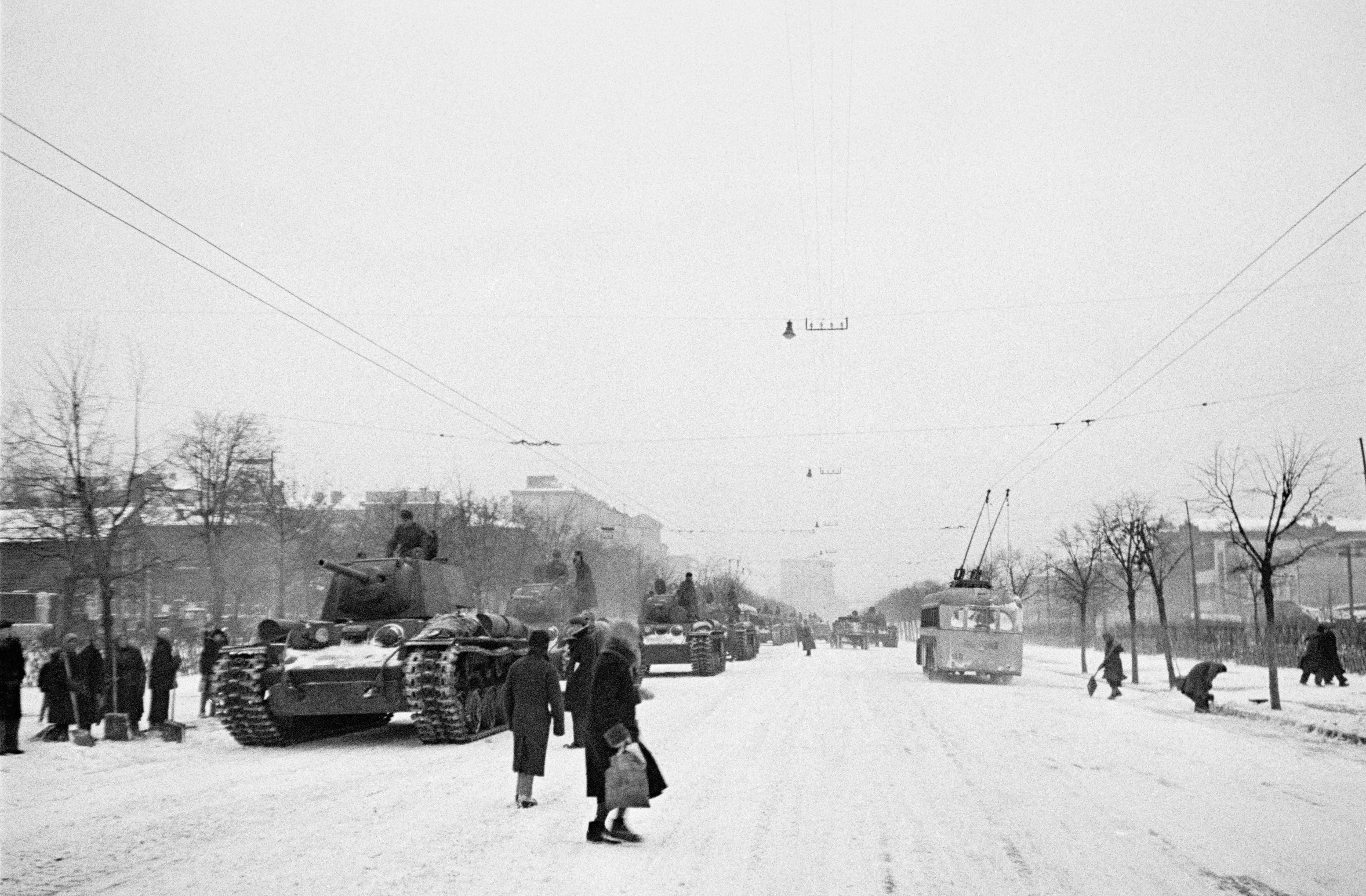 Ленинградское шоссе Москва 1941