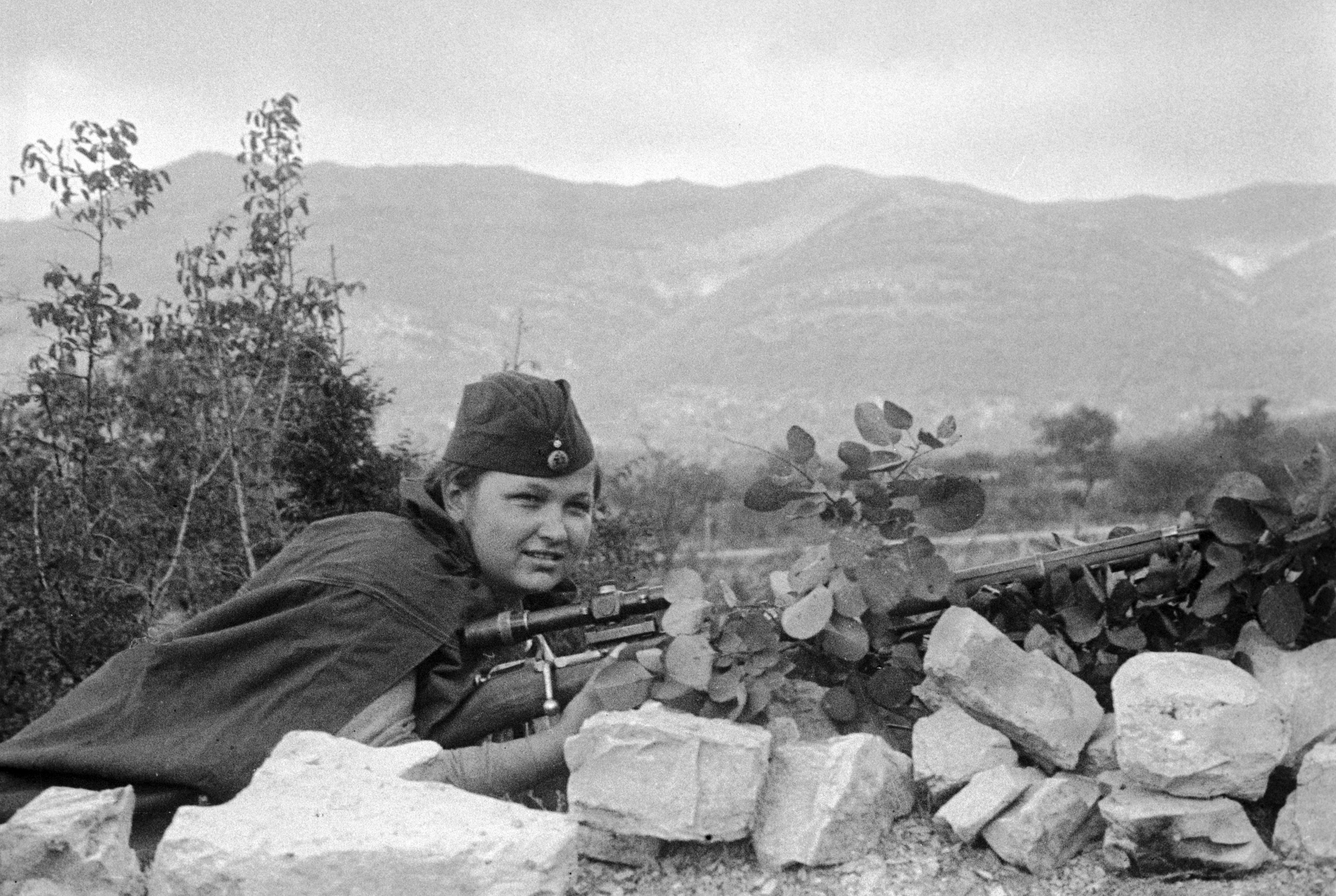Снайперы девушки ВОВ 1941-1945
