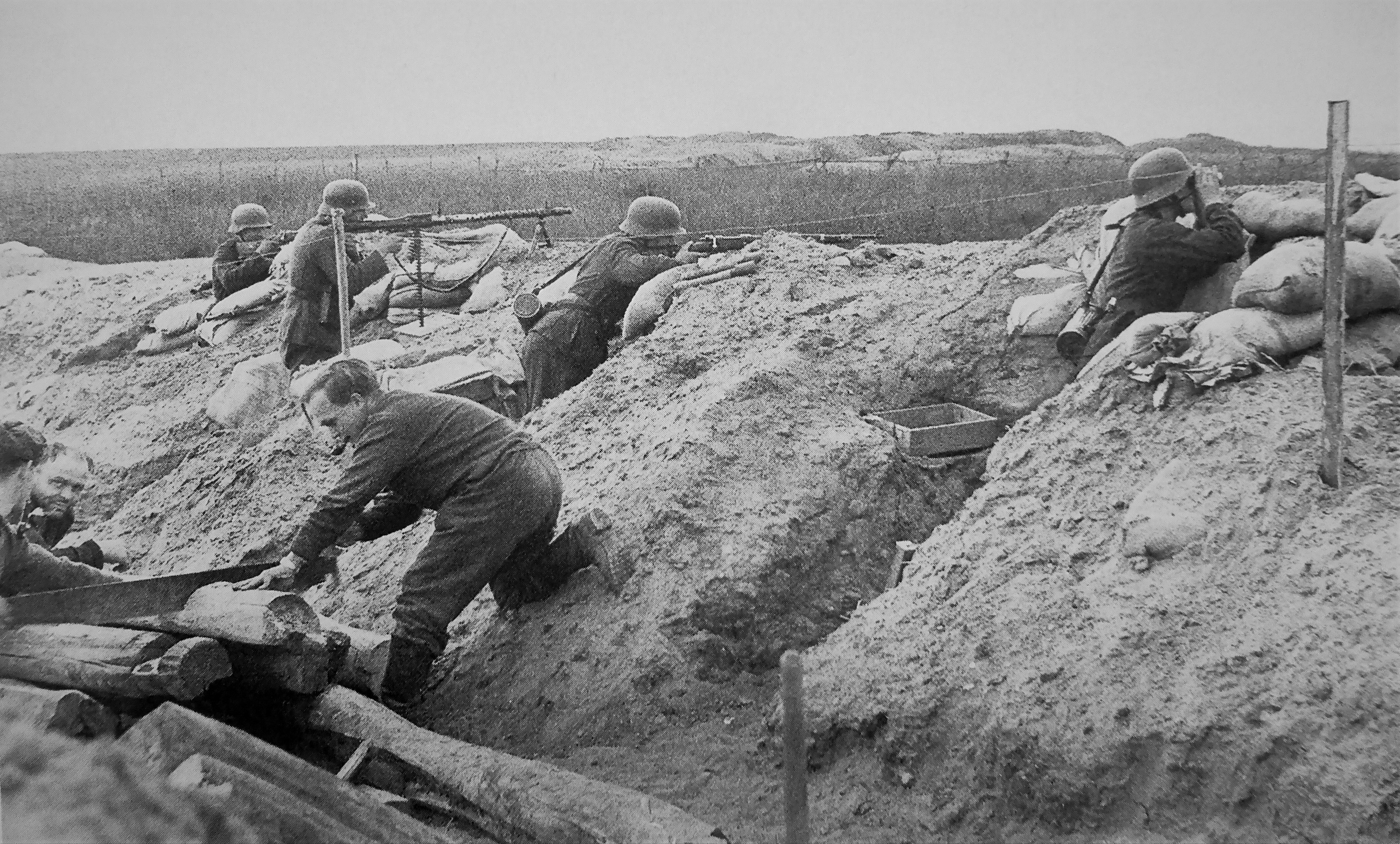 1942 Немецкие солдаты под Ленинградом