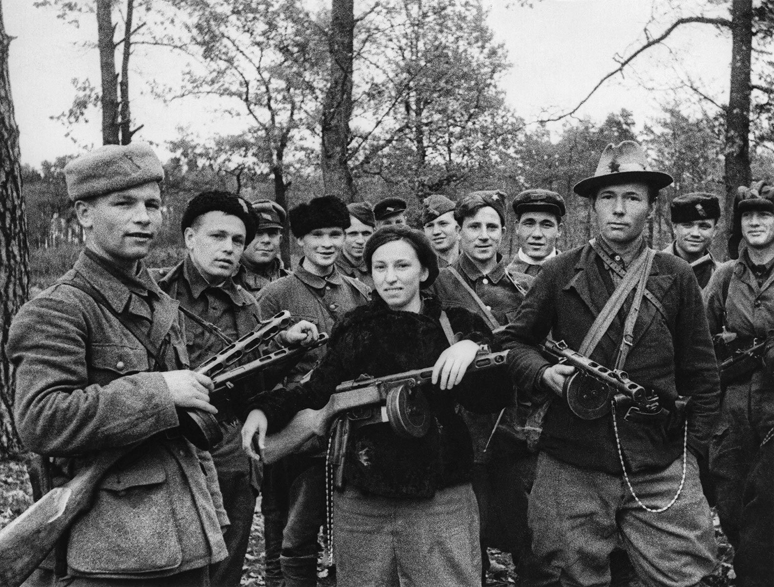 Участие в партизанском движении. Белорусские Партизаны 1943.