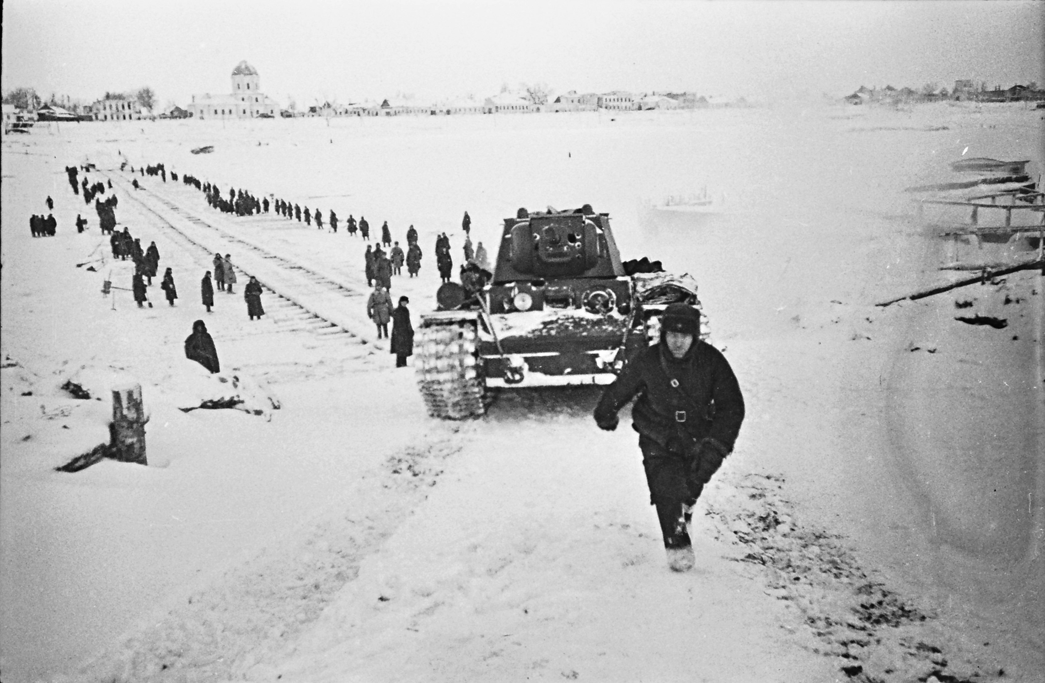 Переправа через Волгу 1941 Калинин