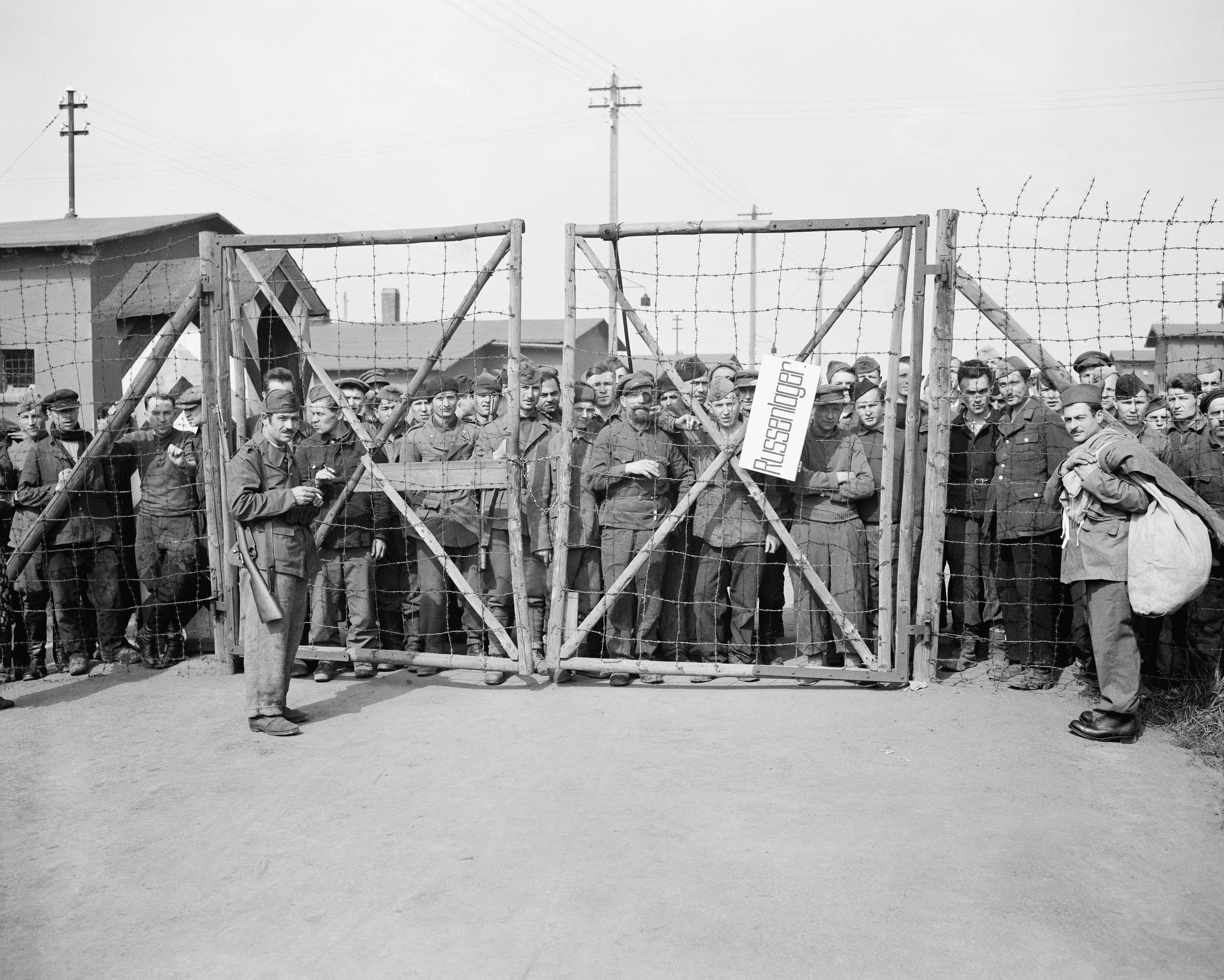 Лагерь военнопленных в Германии вторая мировая