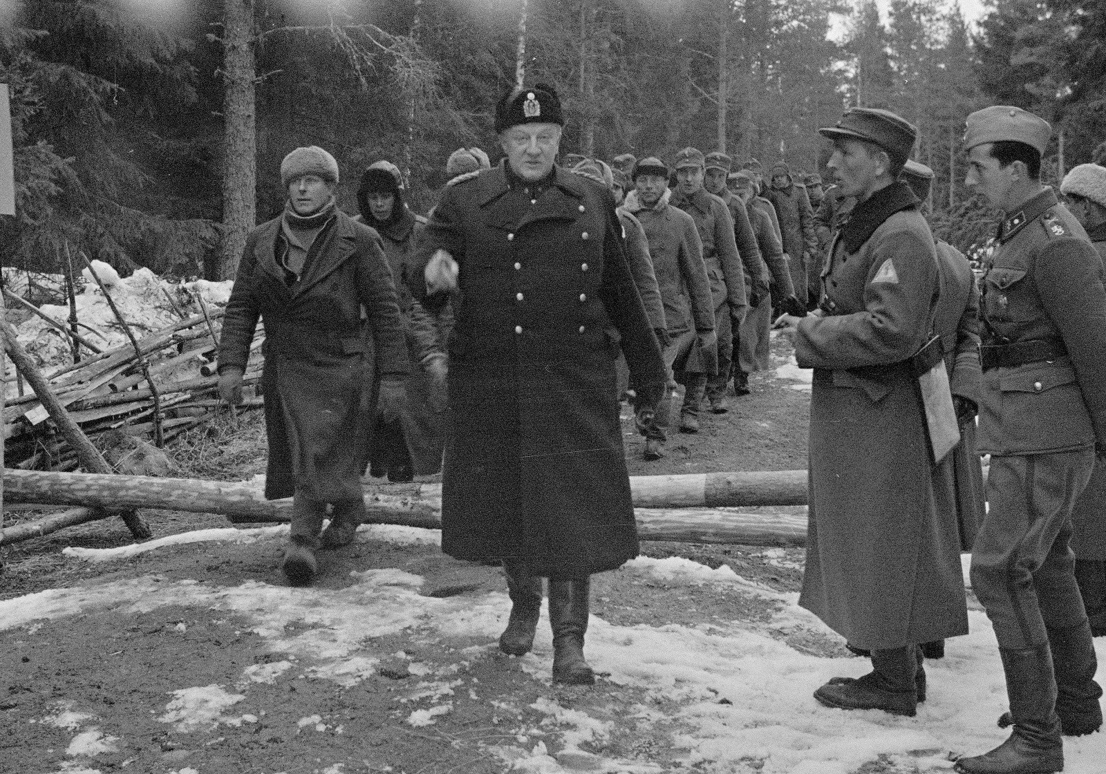 Апрель 1940 год. Финские пленные солдаты 1939-1940.