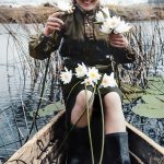 Anti-aircraft gunner Yelena Ivanova. May 1945.jpg