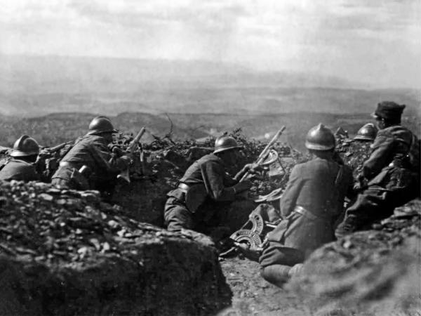 Greek soldiers at Afyon Karahisar, 1922