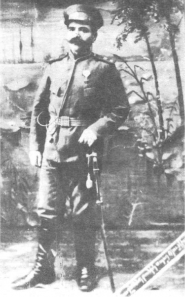 Andranik Bulgarian Army Officer 1912