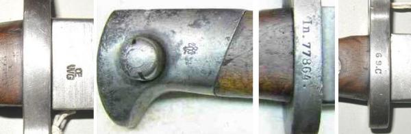 Штык нож румынский обр. 1893 года к винтовке Манлихера обр. 1893 года 20