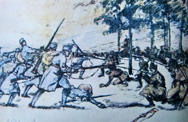 1280px 1916   Respingerea unui atac austro ungar   desen de I Bughardt