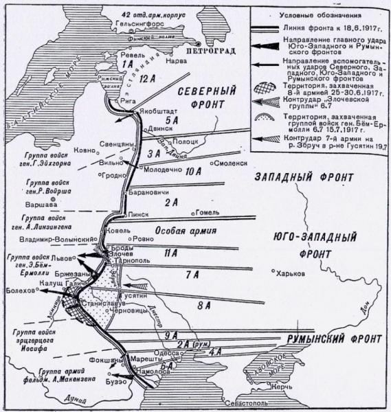  июньского наступления Русской армии 1917 года 02