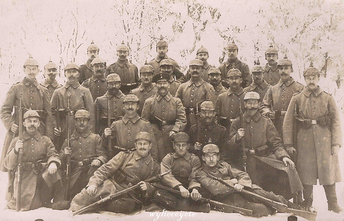  военнослужащие с русскими трофейными винтовками Мосина в годы ПМВ 15