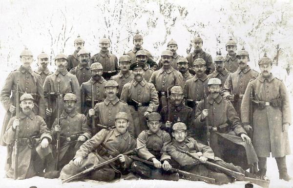  военнослужащие с русскими трофейными винтовками Мосина в годы ПМВ 29