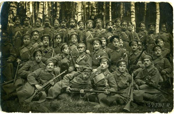  стрелки, 4 ая рота валмиерского полка запаса, 15.10.1915