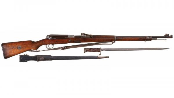 Немецкая винтовка Gewehr Mauser 98 и штык обр. 1898 года (01)