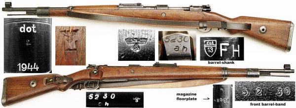  укороченная винтовка Mauser 98k 61