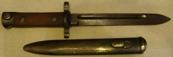  штык с фиксированным клинком обр. 1938 года (тип 4) к винтовкам Каркано обр. 1891 38 года 01
