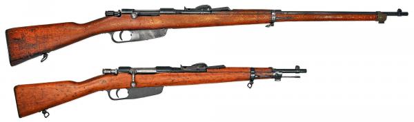  винтовка Каркано М1891 и переделочный карабин М1891 1924 в сравнении 01