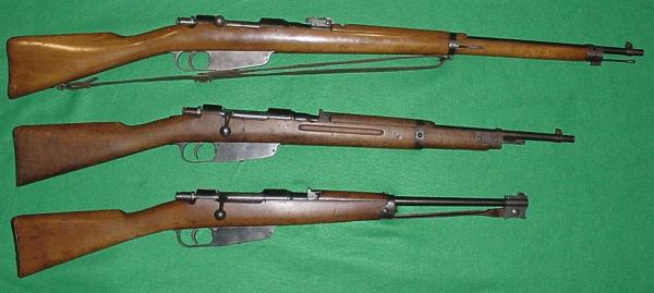  винтовки и карабины периода ВМВ 03. Fucile 1891 1941, Fucile Corto 1938, Moschetto per Cavalleria 1891 1938