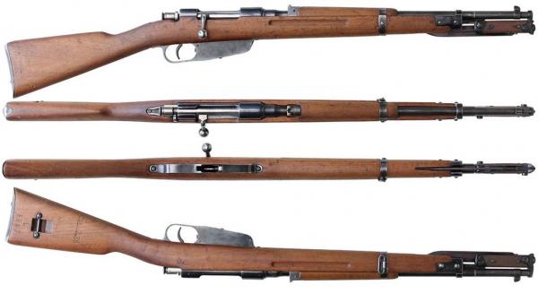 винтовка Каркано М1938 с примкнутым штыком М1938 тип 1 01