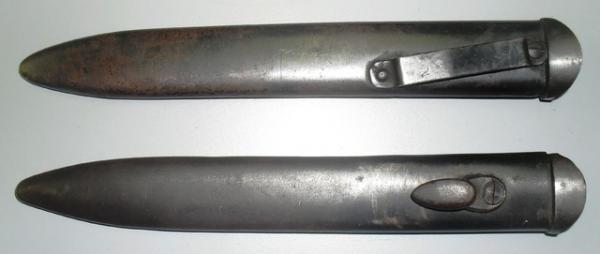 02 Ножны к итальянским штыкам обр. 1938 года. Типы 1 и 3 (02)
