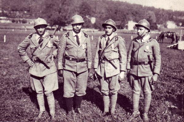 Бойцы штурмового подразделения ардити итальянской армии. Первая Мировая война