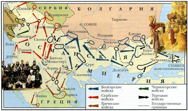  Первой Балканской войны