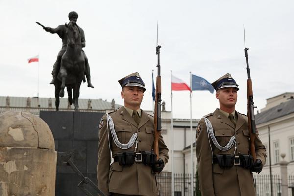 A Polish honor guard with SKS carbines in 2012