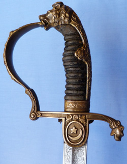 Terrific and impressive Ottoman Turkish C.1890's Senior Infantry Officer's Sword 03