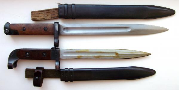  штык ножа автомата АК 47 модели 6Х2 и штык ножа винтовки СВТ 40 (01)