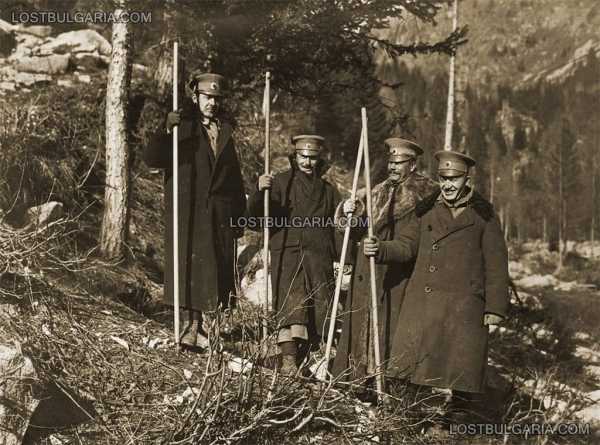 Българските офицери алпийци. ПМВ