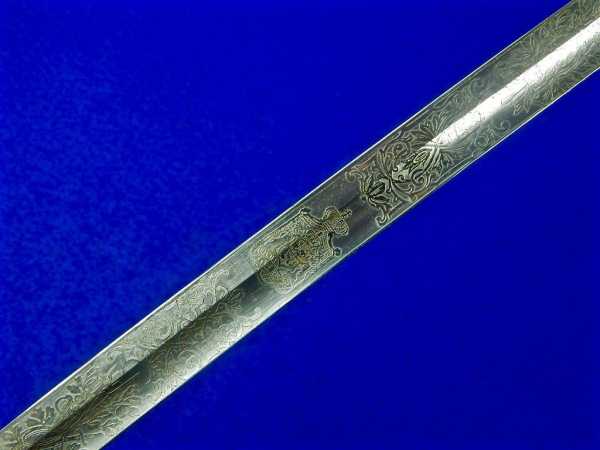 Romanian Romania WW2 German Made Engraved Officer s Sword 6 1024x1024