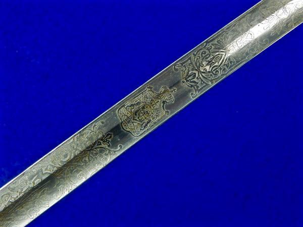 Romanian Romania WW2 German Made Engraved Officer s Sword 27 1024x1024